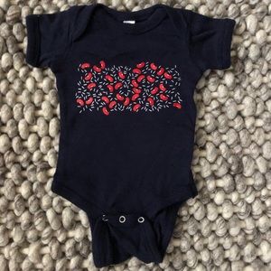 BON TEMPS Red Beans and Rice Onesie Newborn